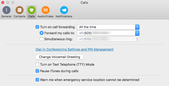 skype for business mac timeout
